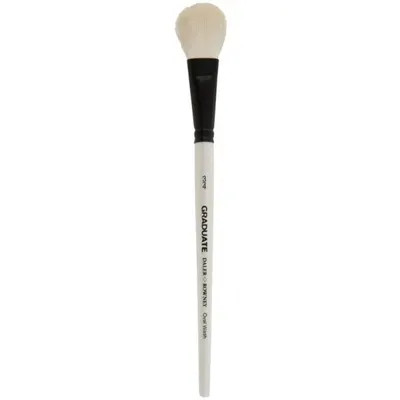 Set 2 x Pensula Tip Mop cu Fir de Capra Oval Wash Graduate Daler Rowney, 3/4 Inch