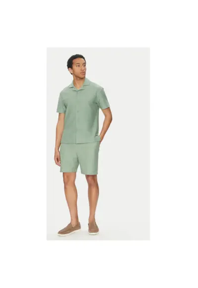 Camasa barbati 10019312 30045553 - Bumbac - Verde - Verde