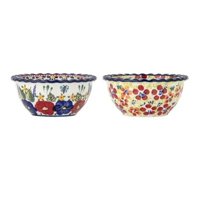 Boluri mici 2 buc. pentru servire din gresie 380 ml Florist – Bloomingville