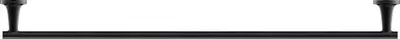 Bara prosop Duravit Starck T 0099434600, montare pe perete, 800 mm, metal, Negru mat