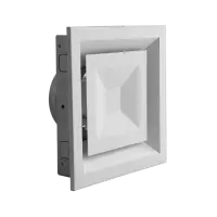 Anemostat patrat alb - fi150 - reglaj directional
