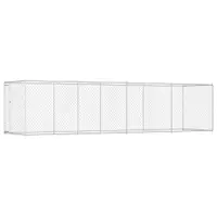 vidaXL Padoc pentru câini de exterior, 760x192x185 cm
