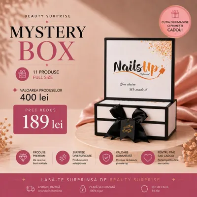 Beauty Mystery Box Deluxe – 11 Produse Full Size + Cutie Cadou