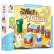 Joc logic Smart Games The Wolf & The 7 Goats Deluxe, cu 48 de provocari, editie internationala