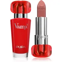PUPA Milano Vamp! Luminous Lipstick ruj pentru buze culoare 102 Rose Nude 3.5 g