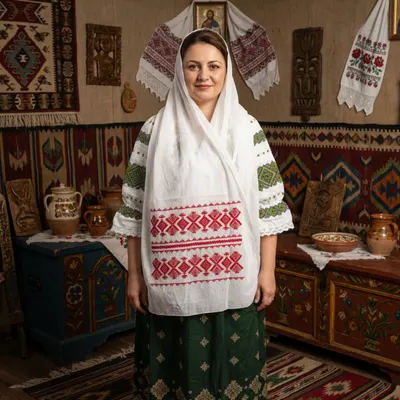 Marama traditionala Dorina