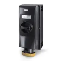 Priza interblocabilan63A 3P+E 4h 100-130V 50Hz 60Hz II 2GD 170X380MM_PAR terminal cu surub Cu interblocaj mecanic