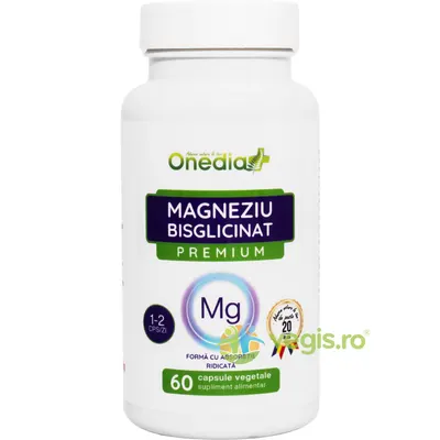 Magneziu Bisglicinat Premium 60cps vegetale