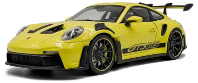 Model de colecție SOLIDO Modern: Mașini - Porsche 911 GT3 RS SOLIDO WORKS, Neon Lime, 2024