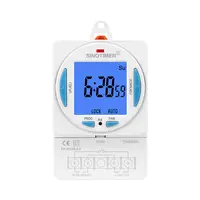 Releu siguranta digitala de protectie tensiune 200-250VAC 50/60Hz 7 zile ecran LCD TM6338H-30D