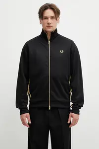 Fred Perry hanorac cu fermoar bărbătesc cu bumbac