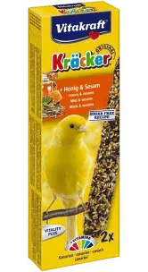 Batoane pentru canari Vitakraft cu miere susan 2 buc