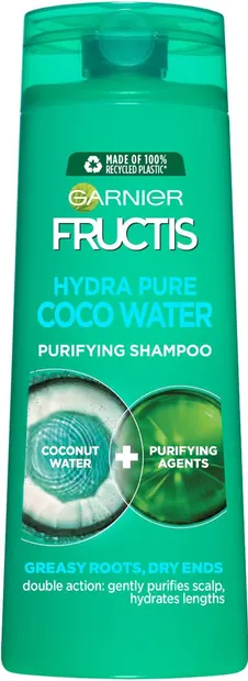 Garnier Fructis Șampon cu apă de cocos, 400 ml