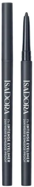 Isadora Creion pentru ochi rezistent la apă 24H Wear & Smudge-proof, 63 Steel Gray, 0.35 g