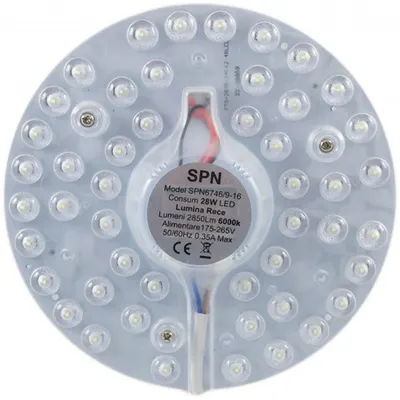 Modul Led pt Aplica Fi180, 28W=250W, 6000K, lumina rece