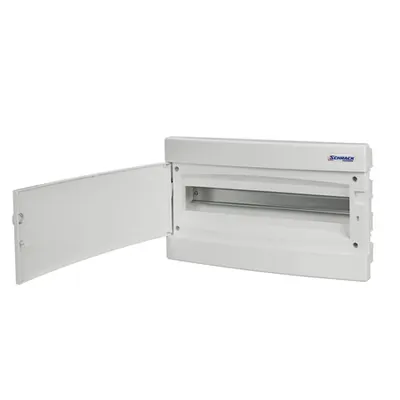 Dulap distrib. incastr. 1r-18UH, usa din plastic alb mat