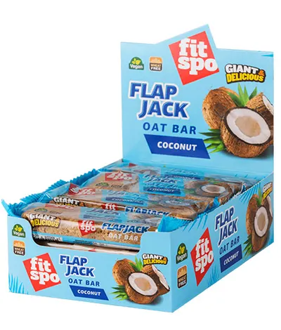 Flapjack, cocos, 12 x 80 g, FitSpo