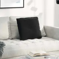 vidaXL Perna pentru spate Negru 50 x 45 cm Țesătură din corduroy
