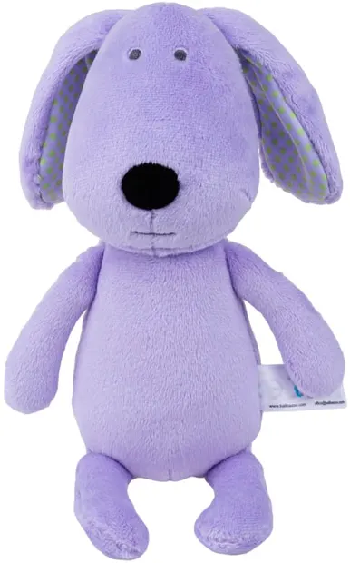 Jucărie moale de îmbrățișat Bali Bazoo - Dog, 28 cm, mov