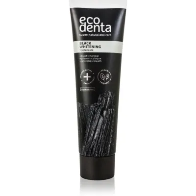 Ecodenta Expert Black Orange Whitening Pasta de dinti pentru albire neagra fara flor aroma Orange 100 ml