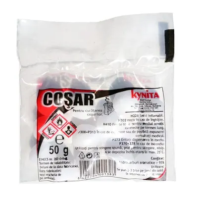 Cosar sobe 50 g, bile curatare cos fum pentru lemne si carbuni