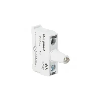Osmoz electrical block - pentru control station illuminated - alb - 24 V~/=
