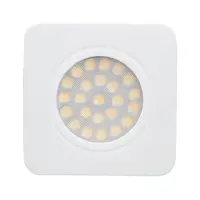 SPOT LED INCASTRABIL, patrat, SMD2835, 3W, 12VDC, 4200K, lumina neutra, IP44