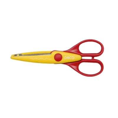 Foarfeca pentru craft 17cm, modele si culori diferite, Daco