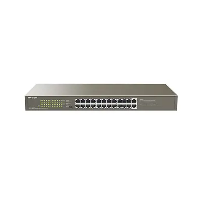 Switch cu 24 porturi PoE IP-COM G1124P-24-250W, 48 Gbps, 35.7 Mpps, 8000 MAC, fara management