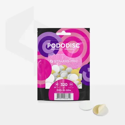 Rezerve pt disc pedichiura cu strat de spuma Staleks PDFS-20-320 - set 50buc